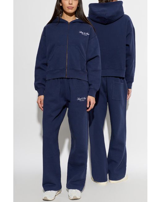 Sporty & Rich Blue Hoodie