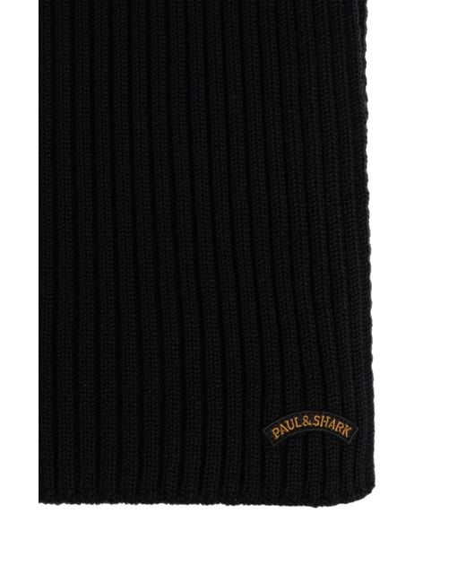 Paul & Shark Red Wool Scarf