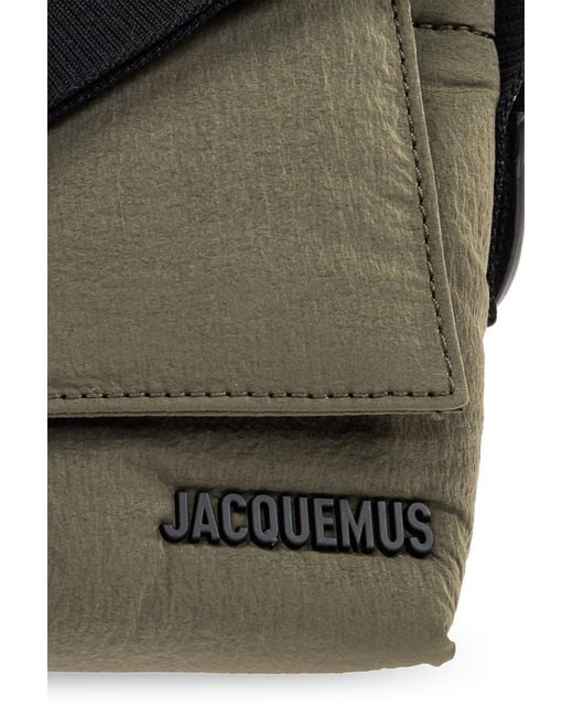 Jacquemus Black Shoulder Bag "Bambino" for men