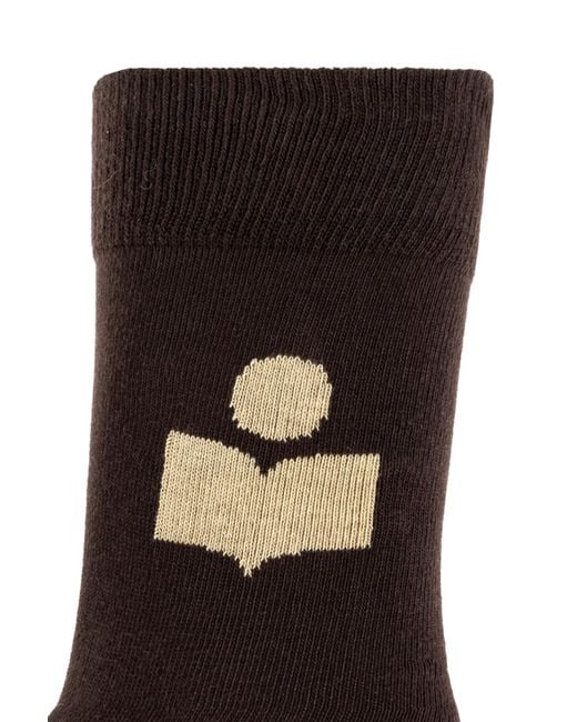 Isabel Marant Black "Siloki" Socks