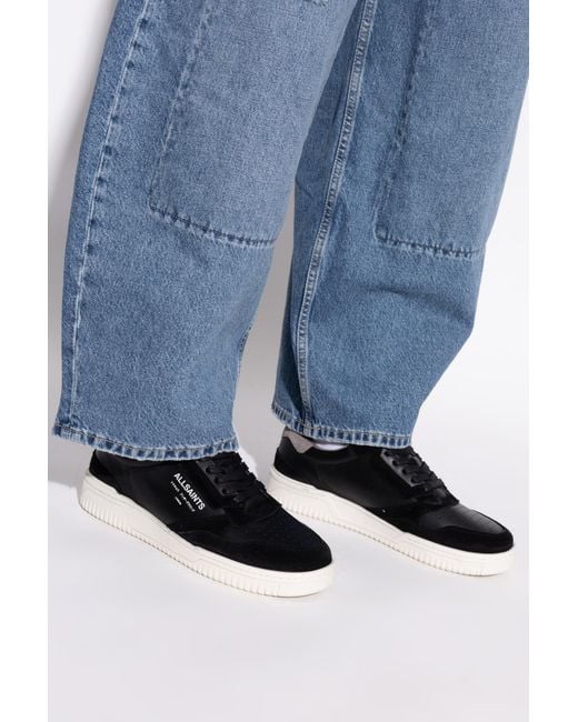 AllSaints Black 'Regan' Sports Shoes for men