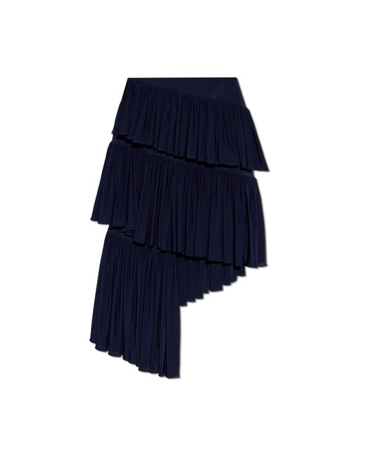 Alaïa Blue Asymmetrical Skirt