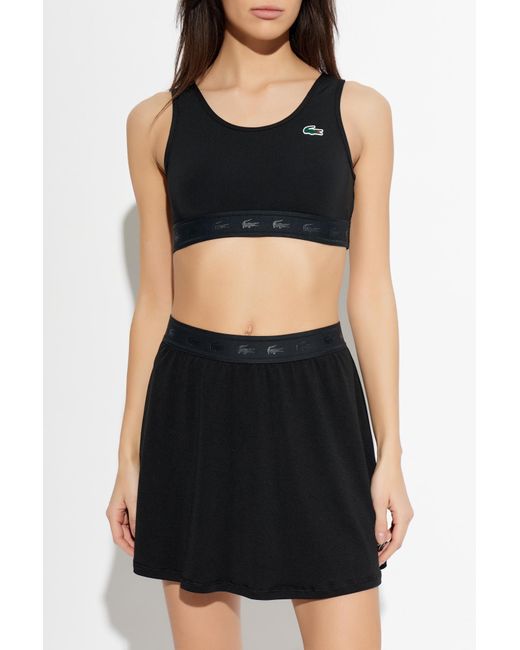 Lacoste Black Short Training Top