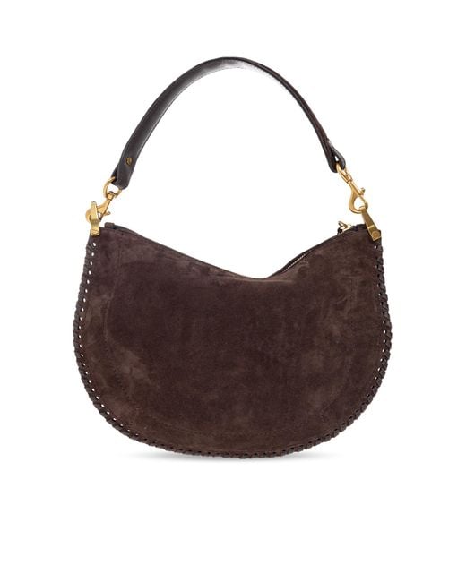 Isabel Marant Brown Shoulder Bag "Oskan Soft Zip"