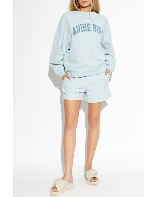 Anine Bing Blue Sweatshirt "Miles"