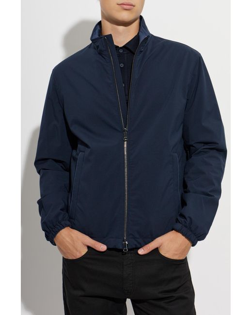 Paul & Shark Blue Insulated Reversible Jacket for men