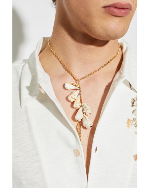 DSquared² Metallic Necklace With Pendants for men