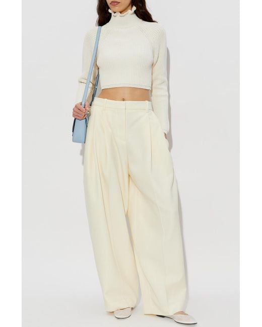 Max Mara White Sweater 'Campo'