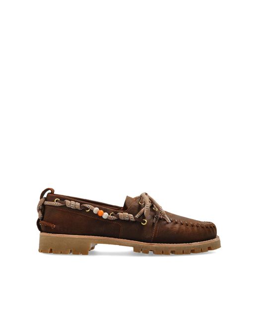 Golden Goose Deluxe Brand Brown Suede Shoes "Cruise Tank Sole" for men