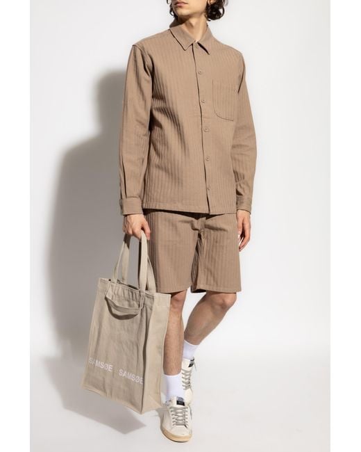 Samsøe & Samsøe Natural Shorts 'Seddie' for men