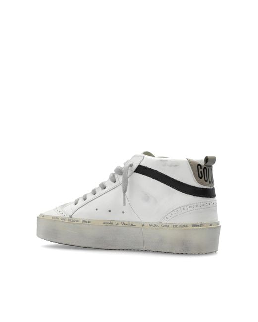 Golden Goose Deluxe Brand White Ankle-high Sneakers 'hi Mid Star Classic',