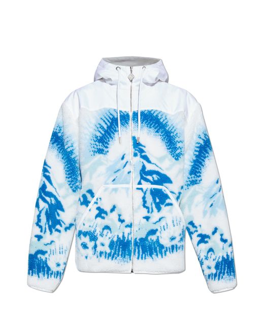 Casablanca Blue Hooded Jacket for men
