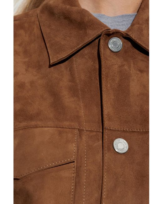 AMI Brown Suede Jacket