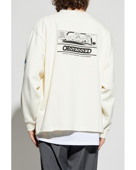 Iceberg Gray Sweatshirt With A 'Vintage' Effect for men