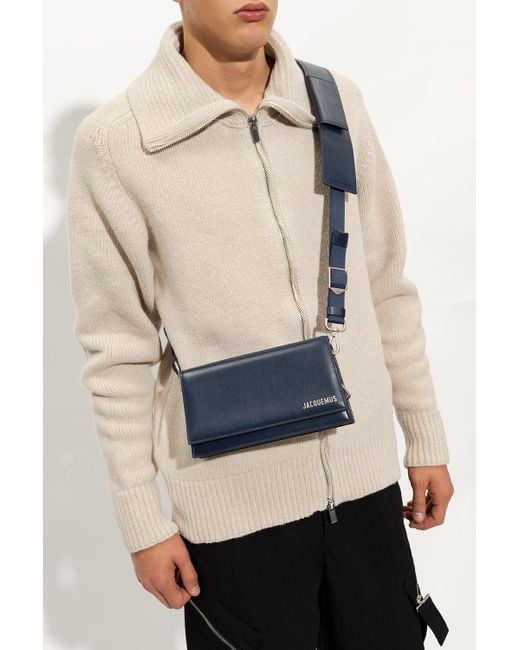 Jacquemus Gray 'le Bambino' Shoulder Bag for men