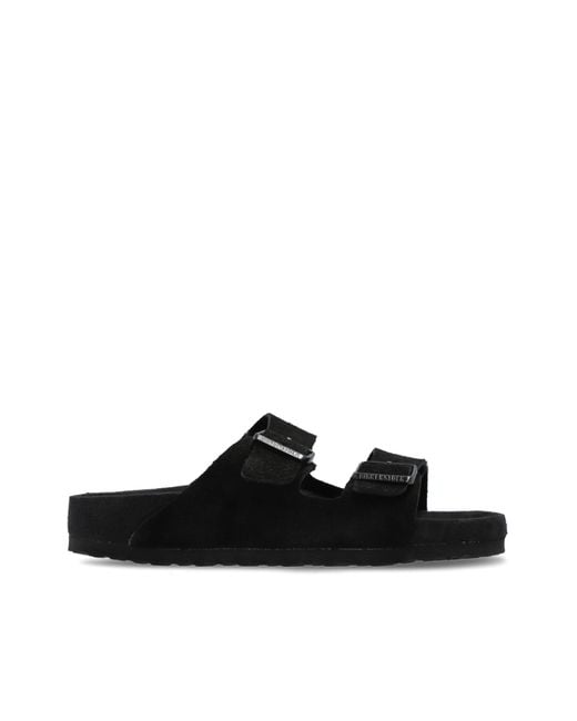 Birkenstock Black 'Arizona' Slides