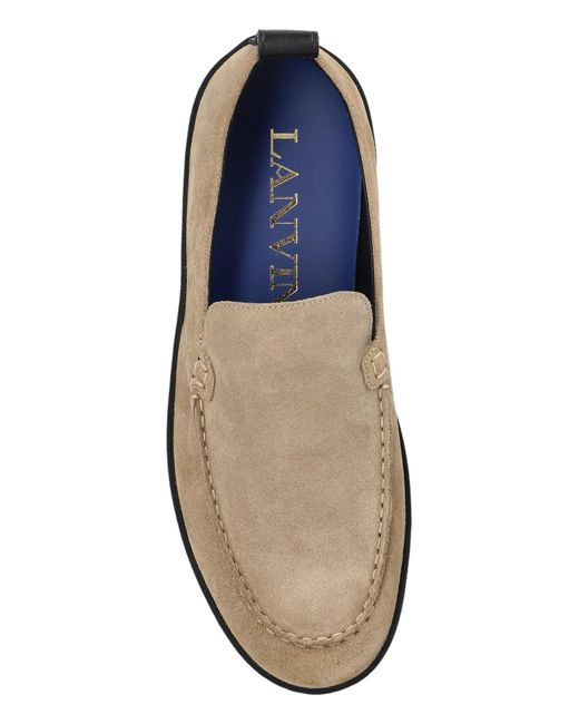 Lanvin Natural Suede Shoes for men