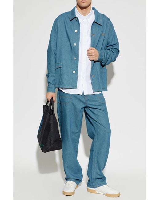 KENZO Blue Straight-Leg Jeans for men