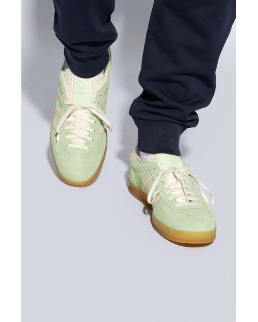 Adidas Originals Green 'gazelle Indoor' Sneakers, for men