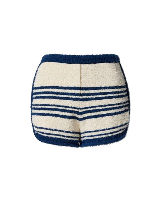 Perfect Moment Blue High-Waisted Shorts