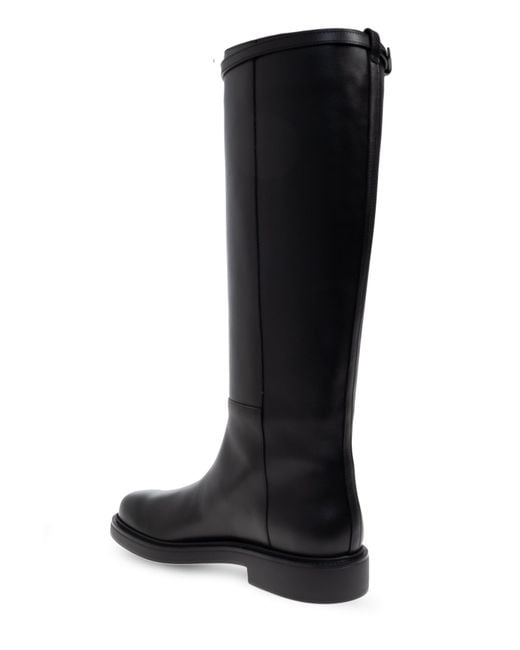 Tod's Black Leather Boots