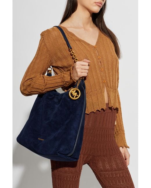 MICHAEL Michael Kors Blue Shoulder Bag 'Indie'