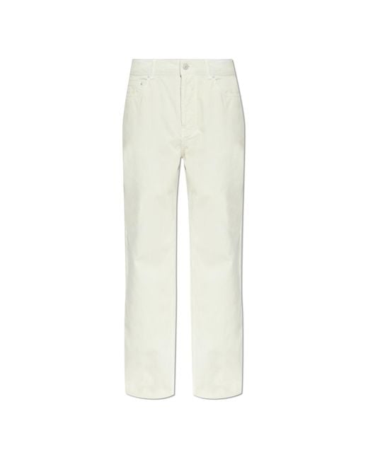 Officine Generale White James' Trousers for men
