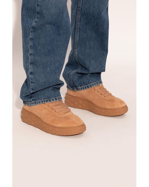 Jimmy Choo Brown Sports Shoes "Diamond Maxi"