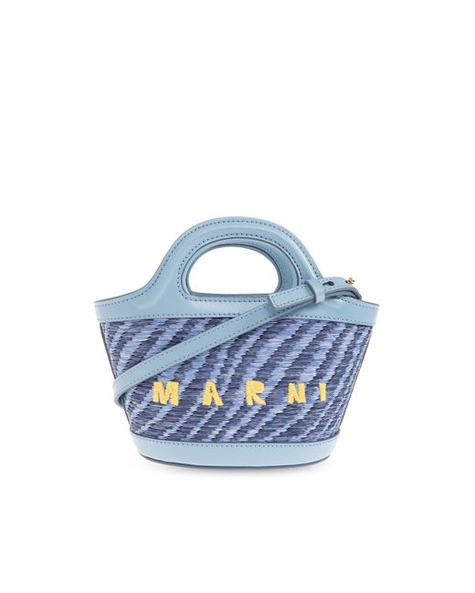 Marni Blue Handbag 'Tropicalia Micro'