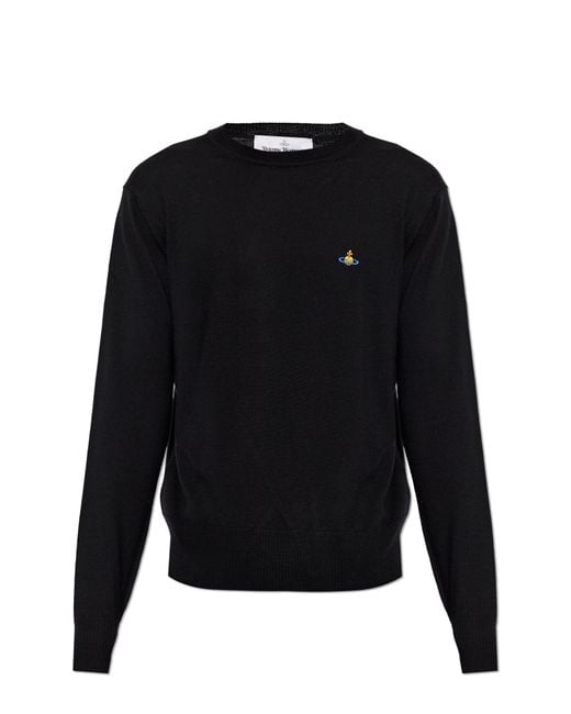 Vivienne Westwood Black Wool Sweater 'Alex' for men