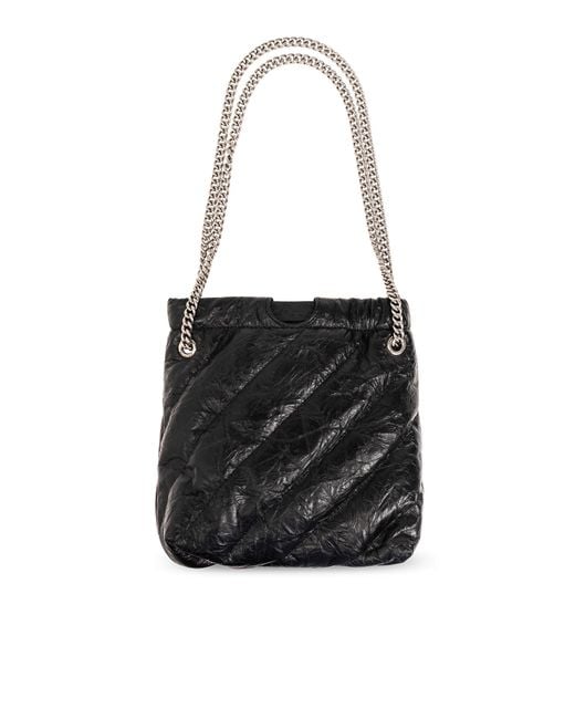 Balenciaga Black 'crush Xs' Shoulder Bag,