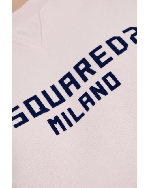 DSquared² Blue Sweatshirt With Logo