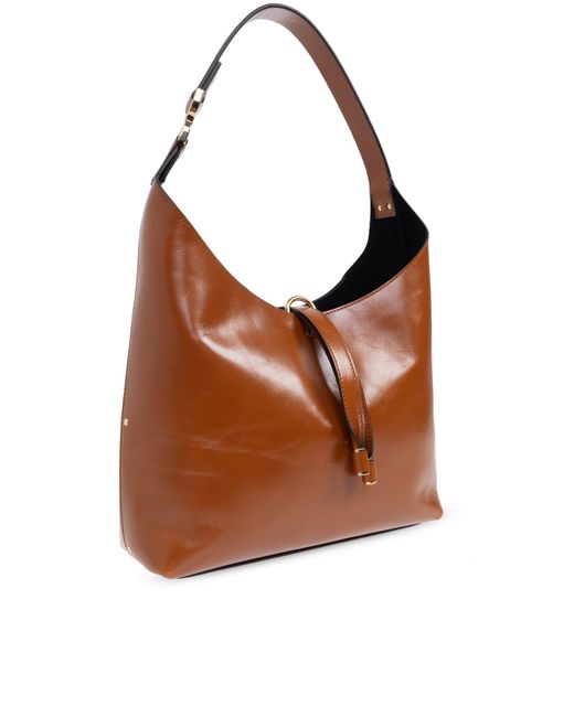 Chloé Brown Marcie Hobo Small Shoulder Bag
