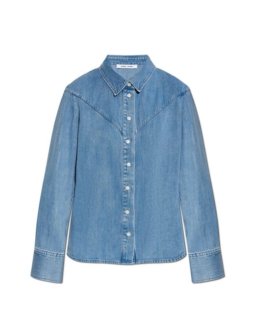 Samsøe & Samsøe Blue Shirt 'Samos'