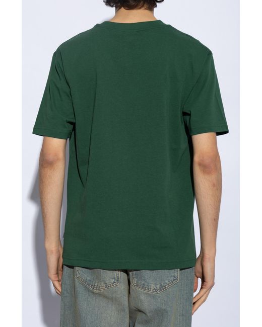 New Balance Green Cotton T-Shirt for men