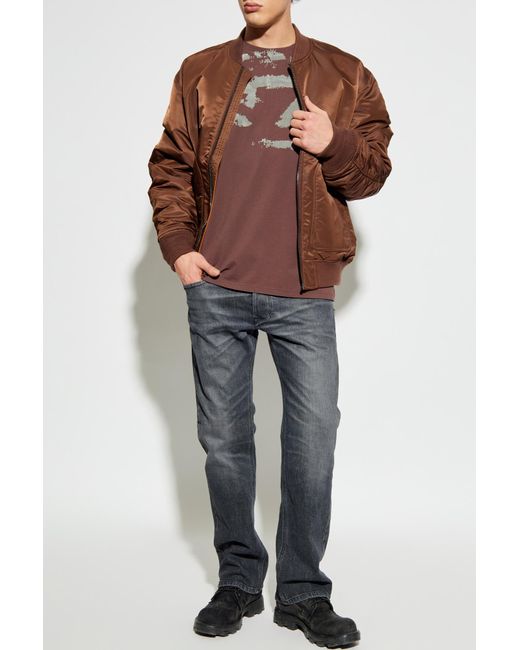 DIESEL Brown T-Shirt 'T-Boxt-N14' for men