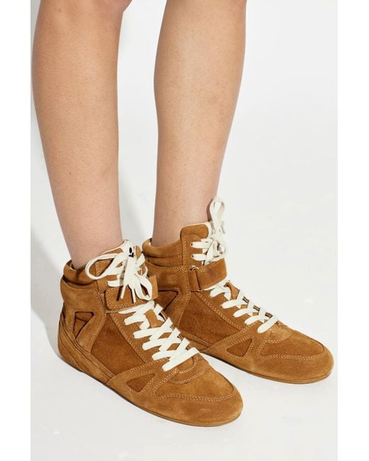 Isabel Marant Brown 'Senny High' Sports Shoes