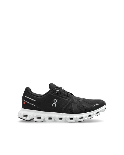 On Shoes Black Cloud 6 Running Shoes