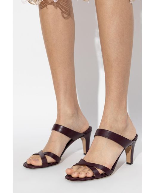 Ferragamo White 'Tami' Slides