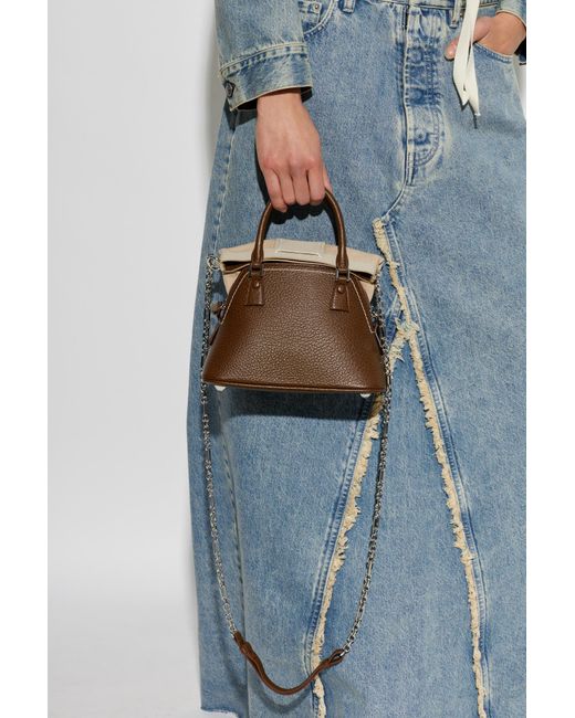 Maison Margiela Brown Handbag '5Ac Classique Micro'