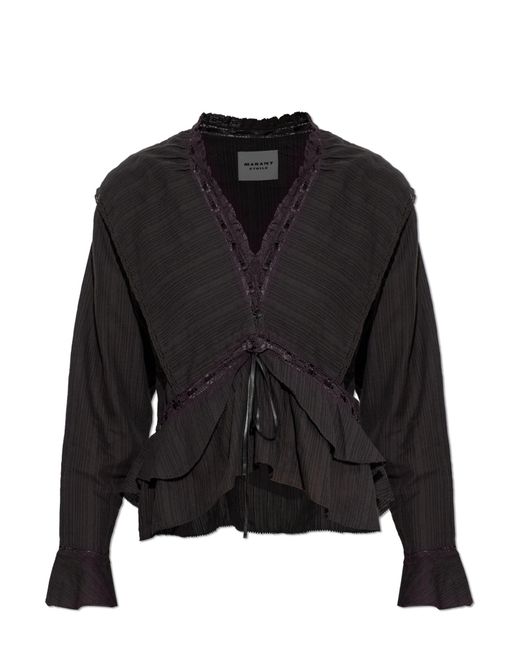 Isabel Marant Black Top 'Damienne'