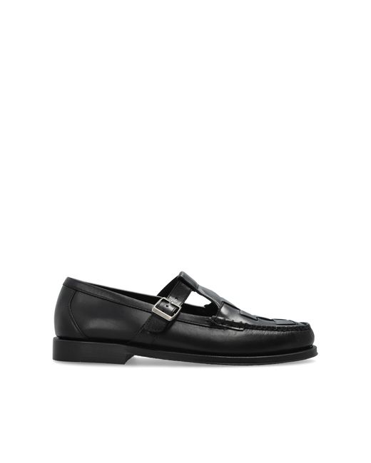 G.H.BASS Black "Weejuns Fisherman" Loafers Shoes for men