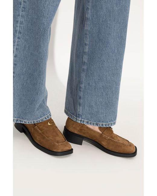 COACH Brown Loafers Shoes