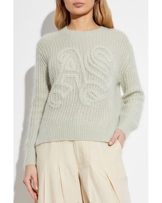 AllSaints White Sweater 'Chain'