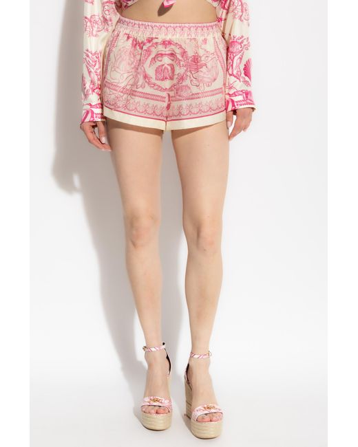 Versace Pink Beach Shorts