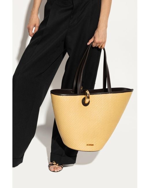 Jacquemus White Bambola Shopper Bag