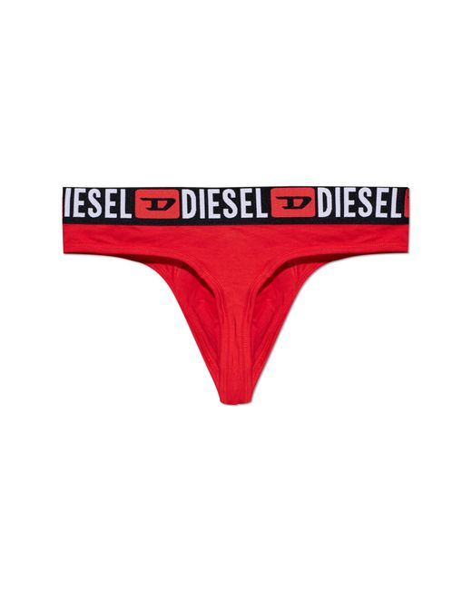 DIESEL Red 3-Pack Of "Rick-D-Core" Strings for men