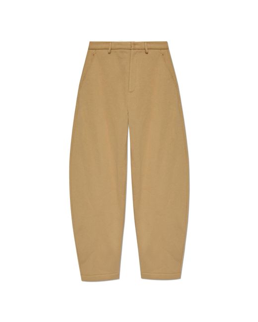 DSquared² Natural Wide-Leg Trousers