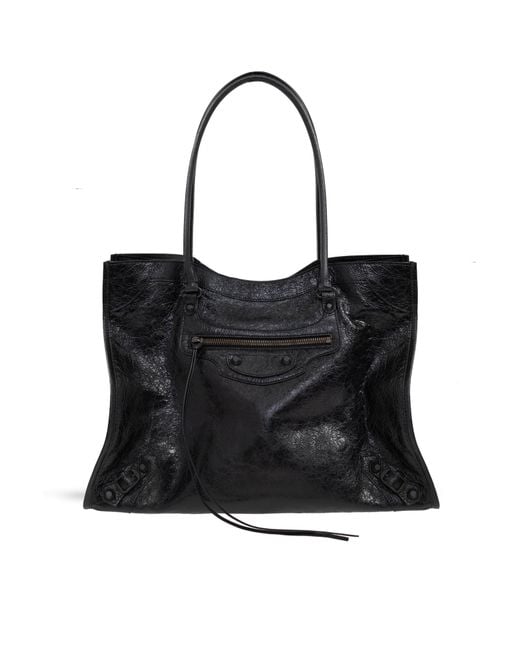 Balenciaga Black Shoulder Bag "Le City Medium"
