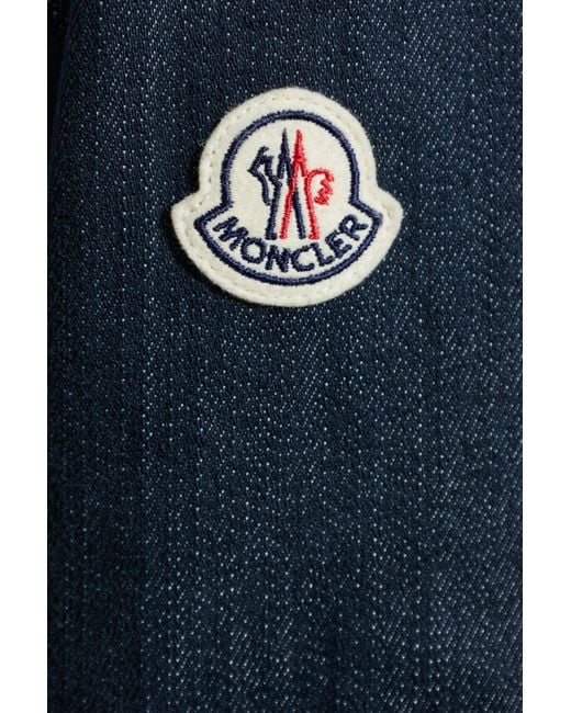 Moncler Blue 'Haderu' Jacket for men